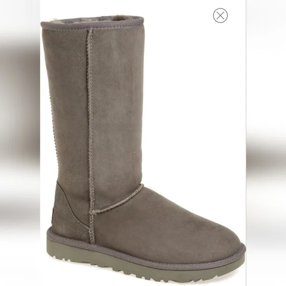 UGG Classic Ii Tall Shearling Boot Grey - Picture 1 of 9